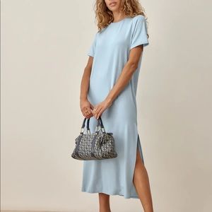 NWT Reformation Kassia Dress - XL - Color: Mineral